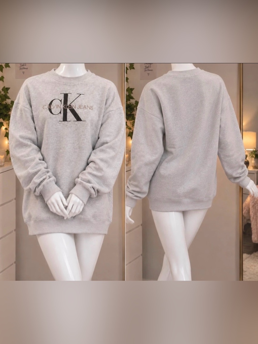 Calvin Klein Jeans Logo Sweatshirt - Size M